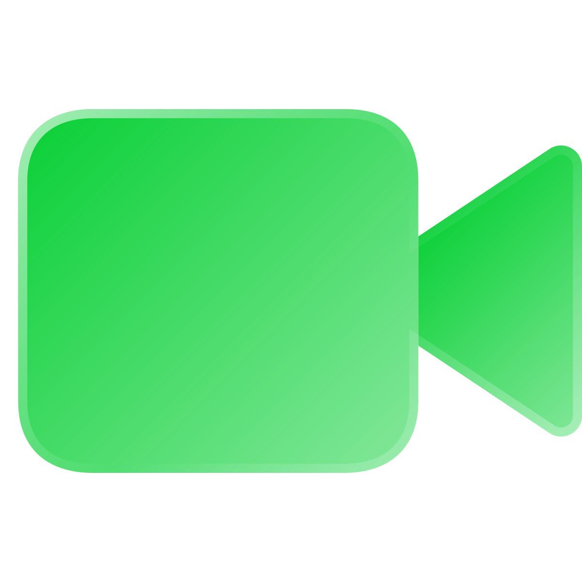 liquid glass color style 영상 통화 icon