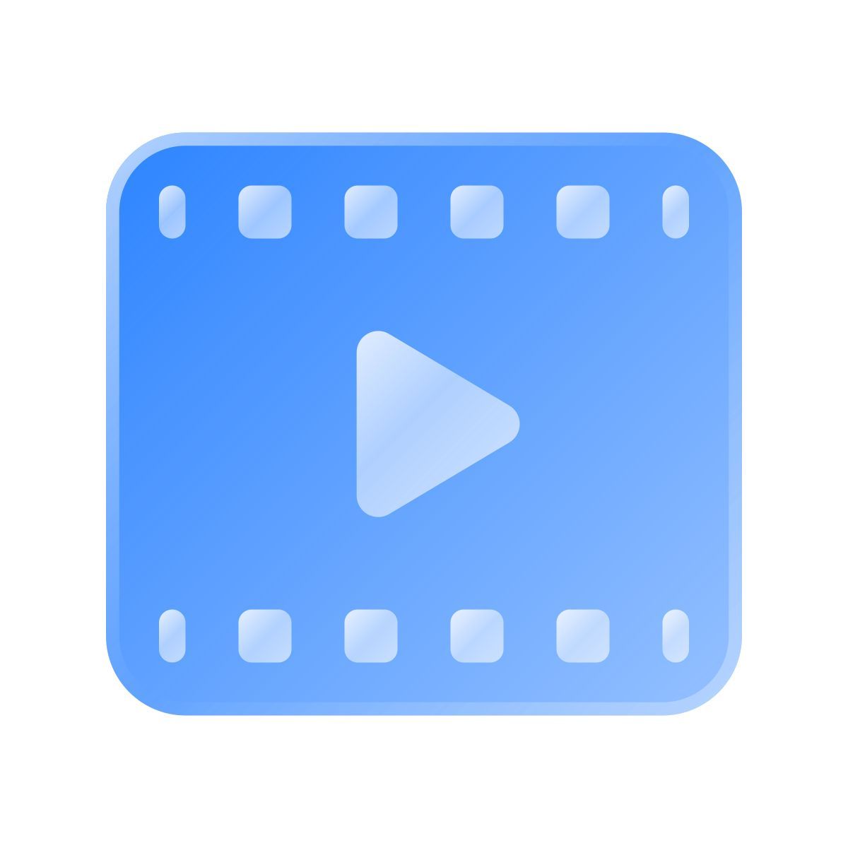 liquid glass color style 비디오 icon