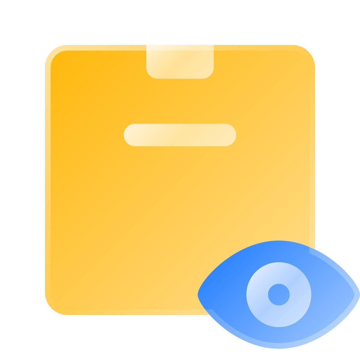 liquid glass color style visualizza consegna icon