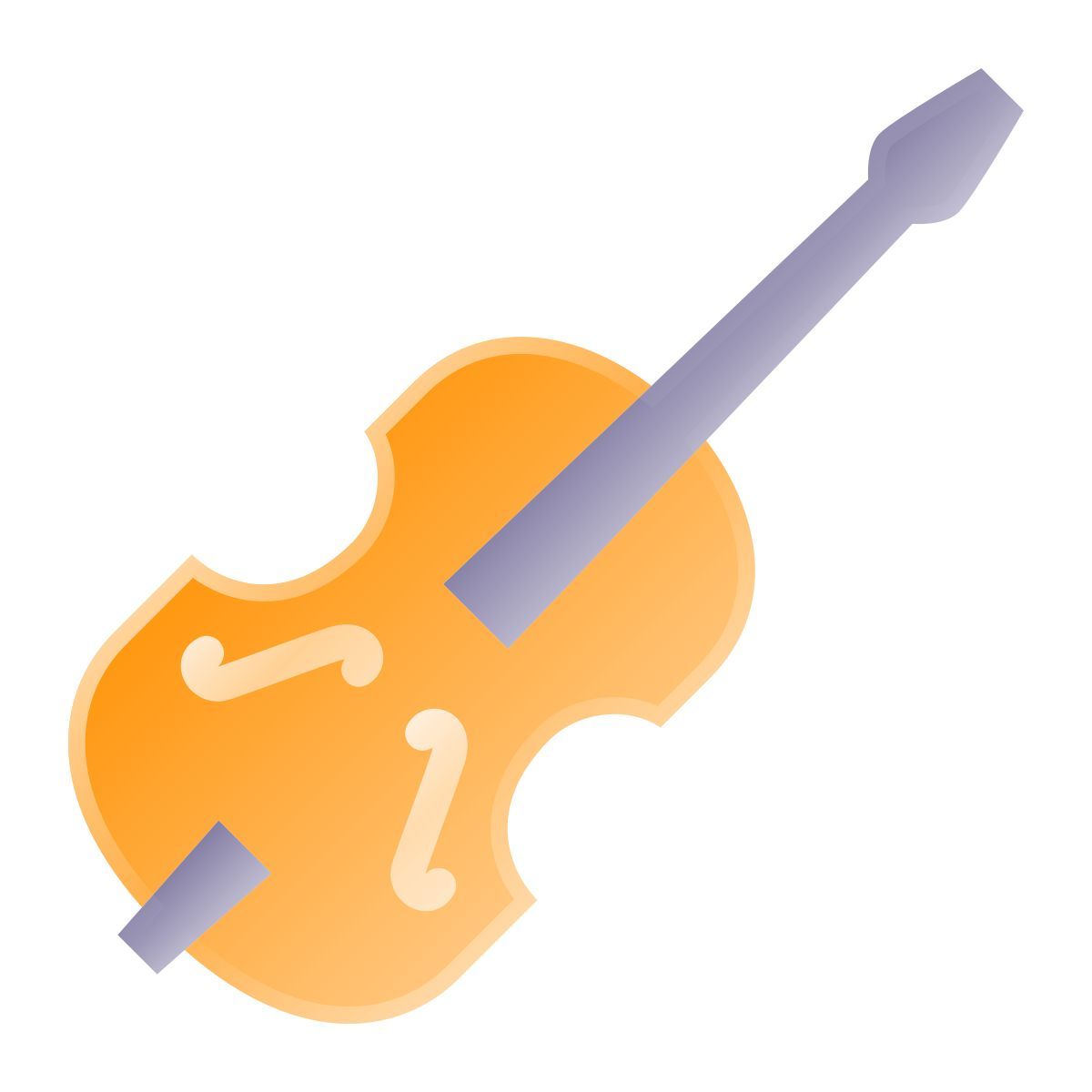 liquid glass color style violino icon