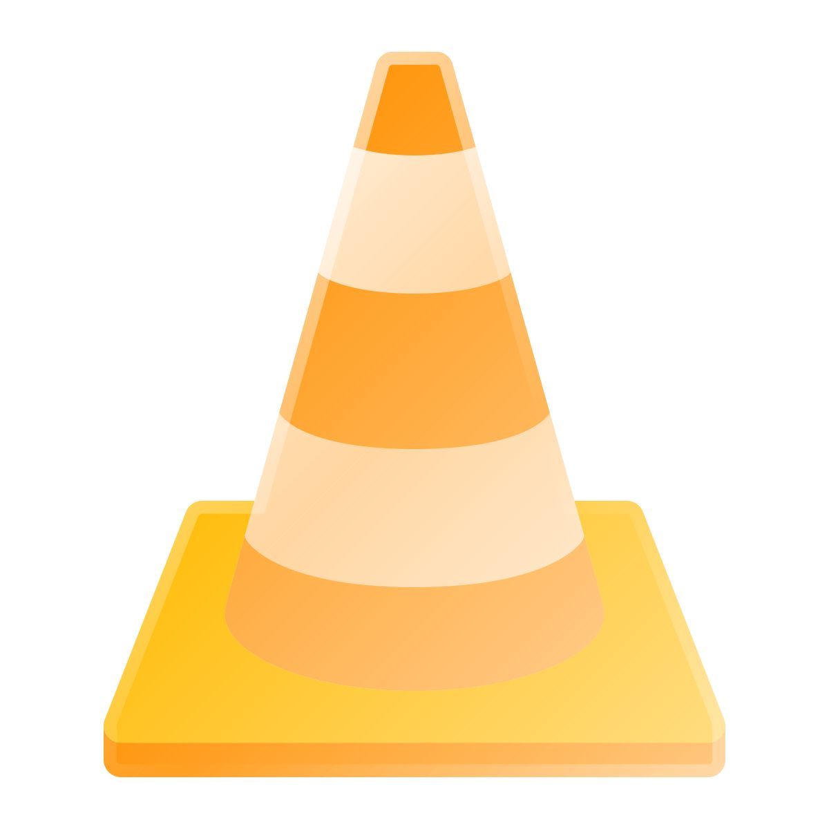 liquid glass color style vlc icon