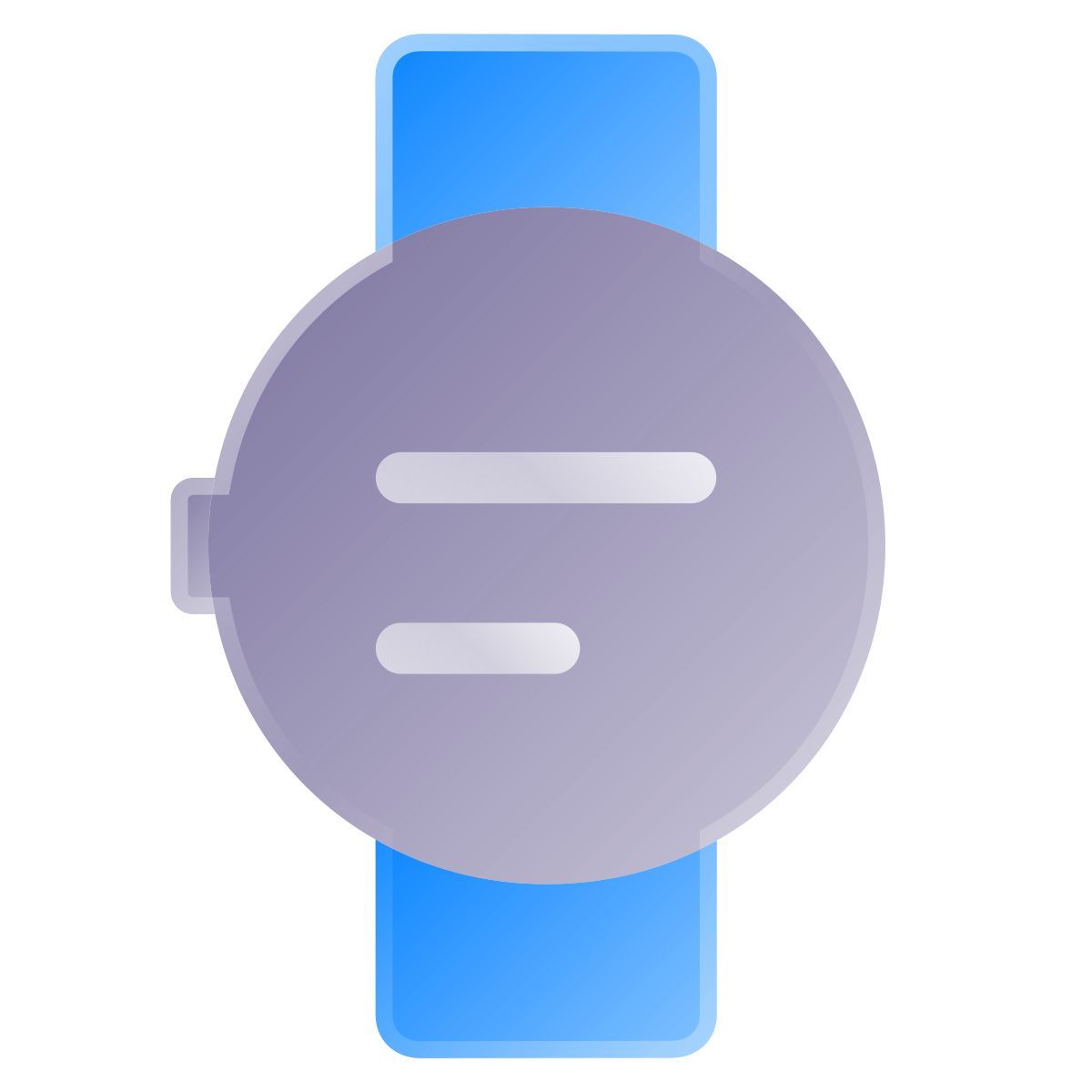 liquid glass color style montre icon