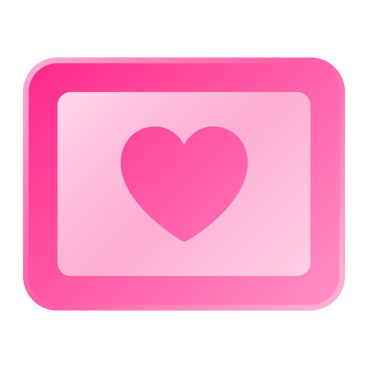 liquid glass color style wedding photo icon