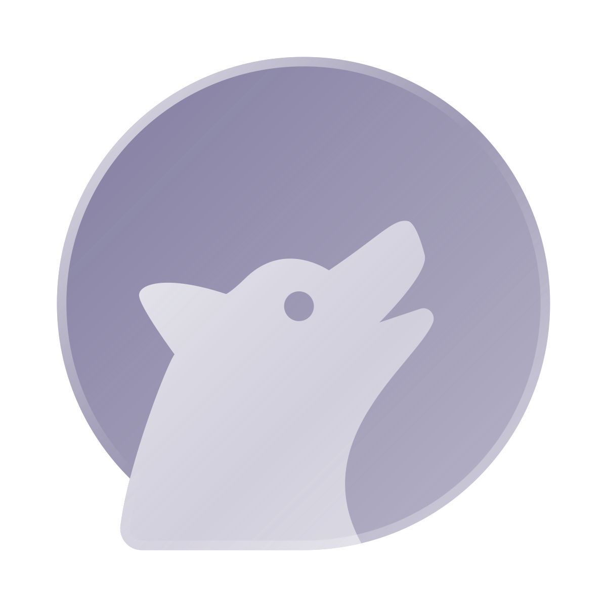liquid glass color style loup garou icon