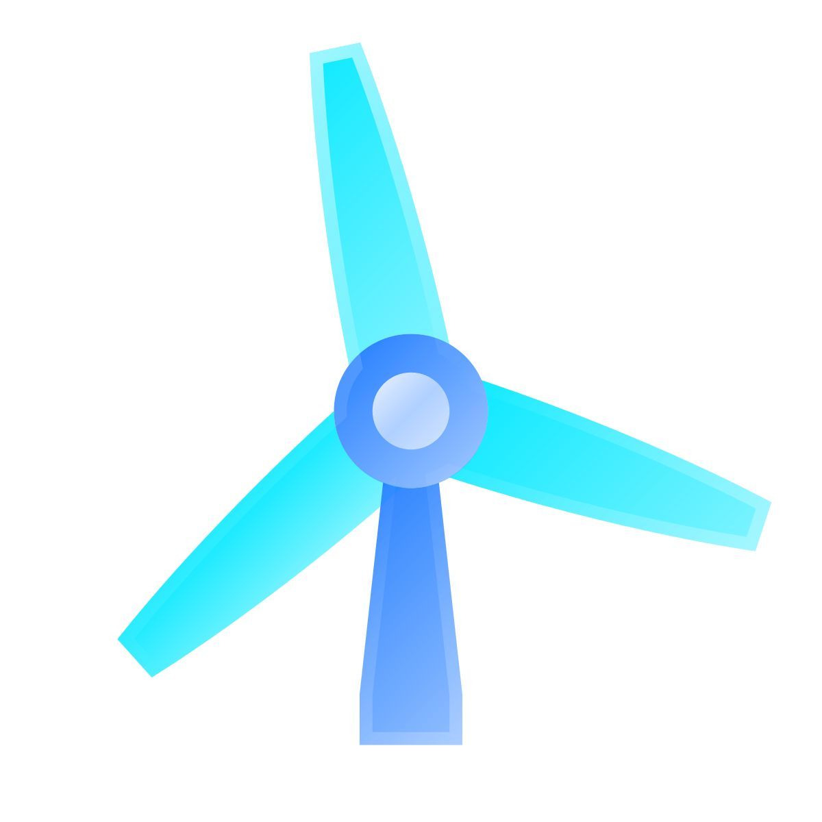 liquid glass color style 風力タービン icon