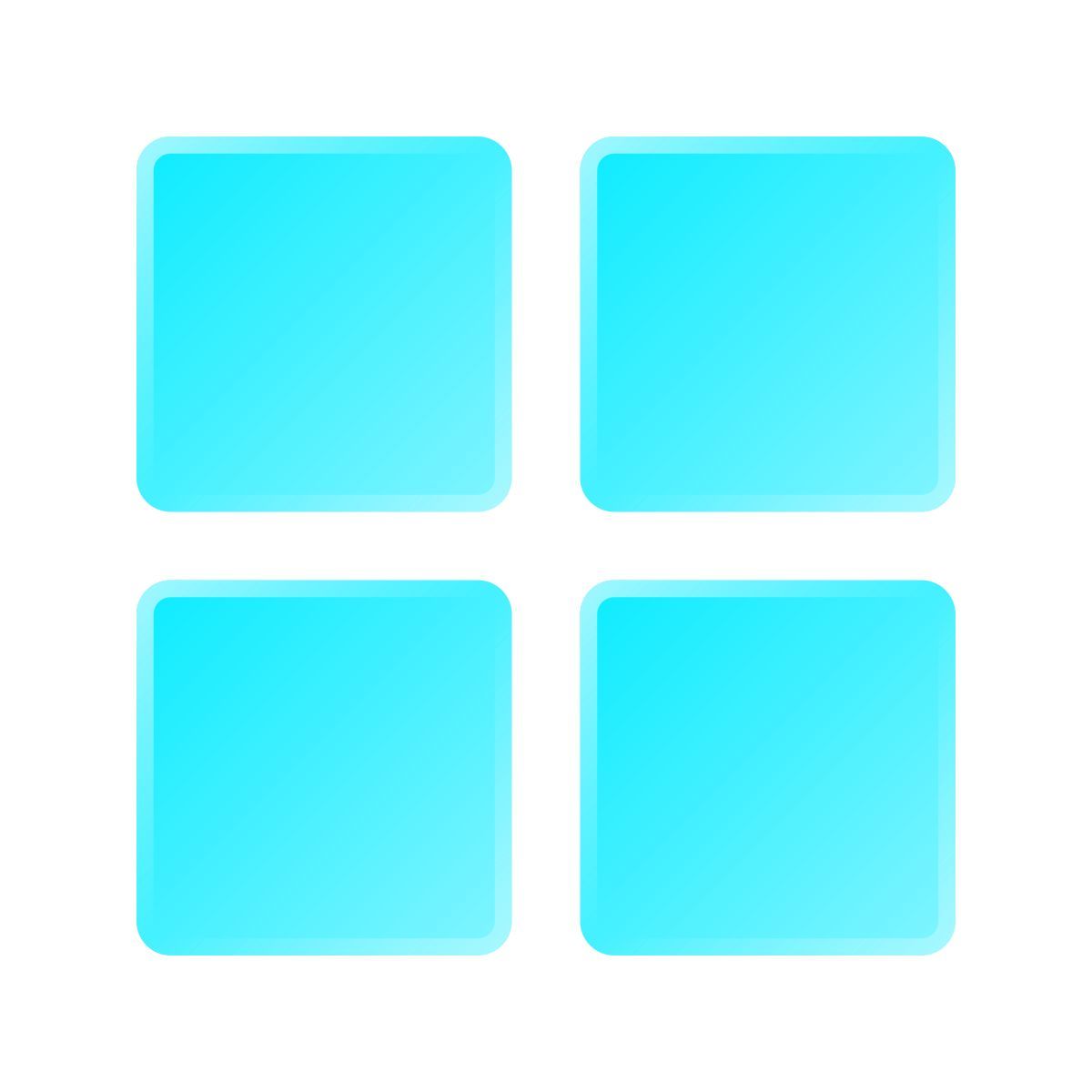 liquid glass color style windows 11 icon