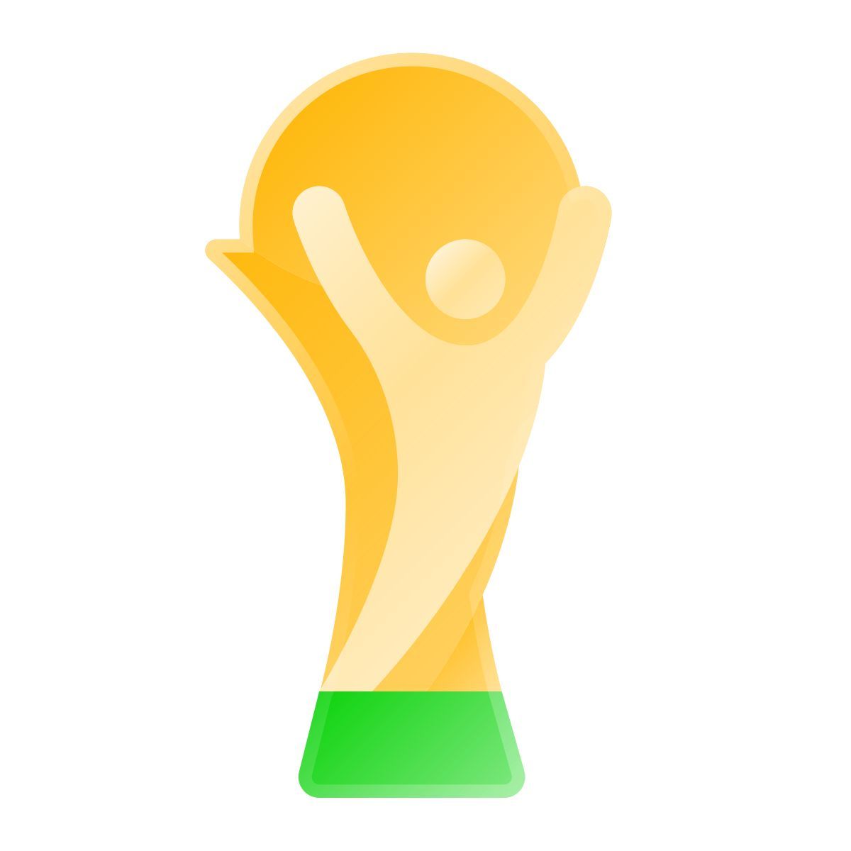 liquid glass color style copa del mundo icon