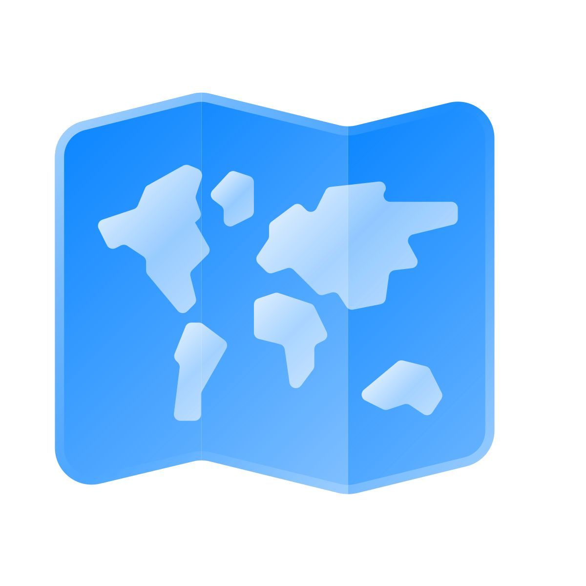 liquid glass color style mapamundi icon