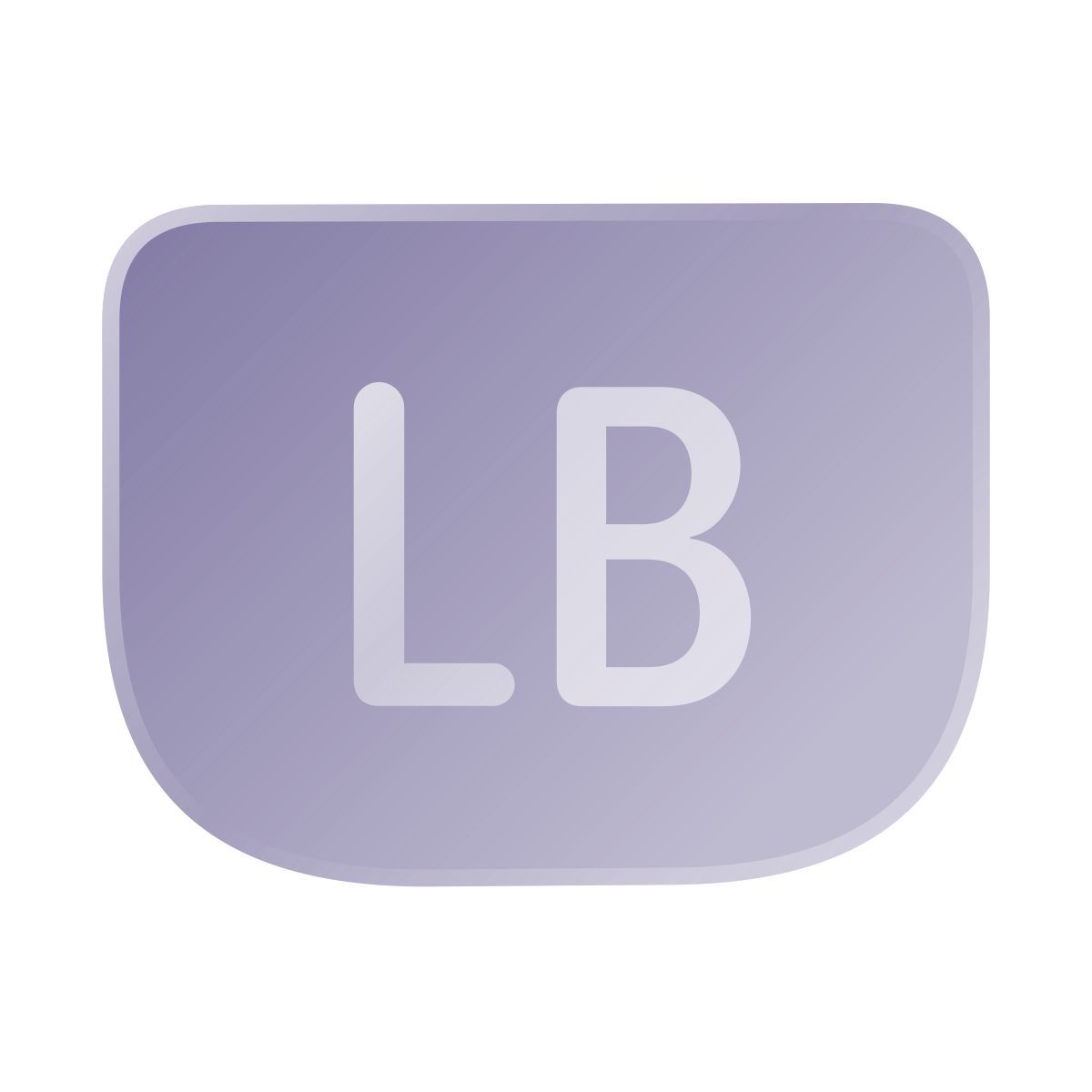 liquid glass color style xbox lb icon
