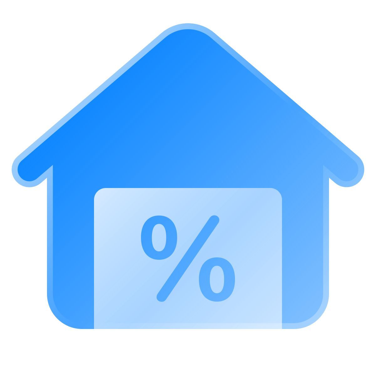 liquid glass color style venda de garagem icon