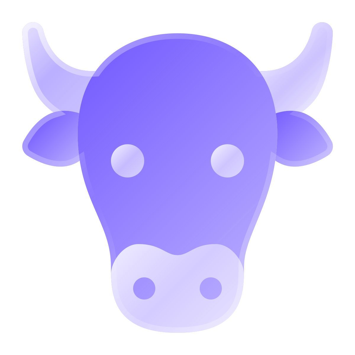 liquid glass color style 황소의 해 icon