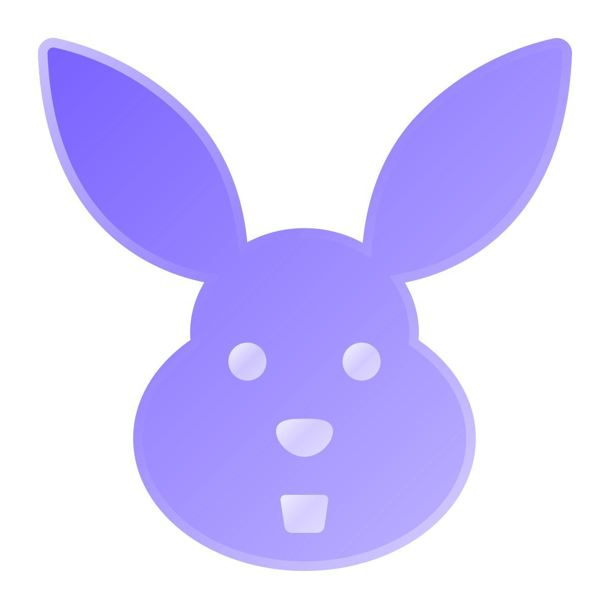 liquid glass color style year of rabbit icon