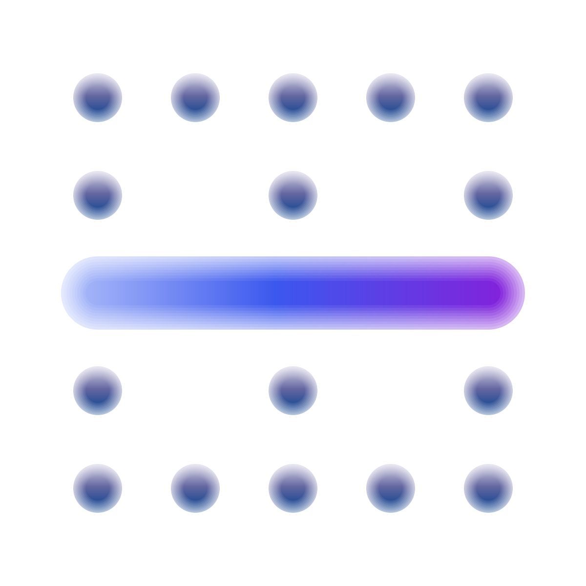 lollipop style border horizontal icon