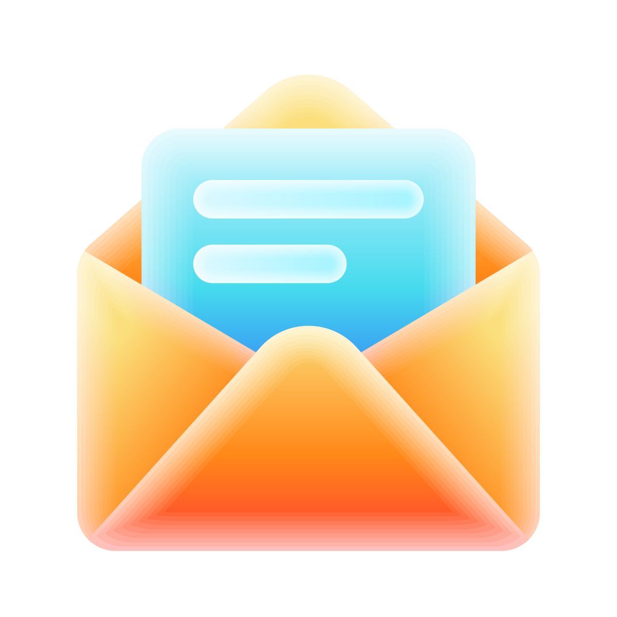 lollipop style email open icon