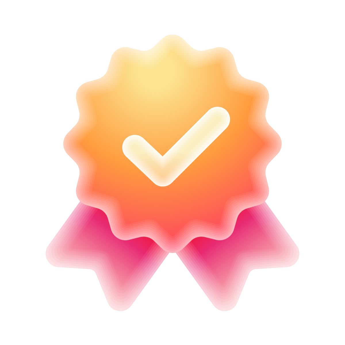 lollipop style guarantee icon
