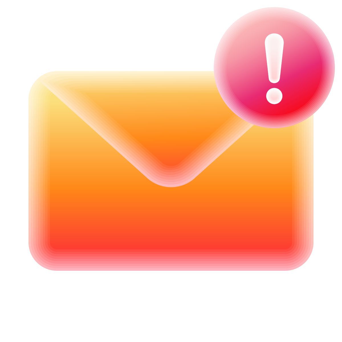 lollipop style important mail icon