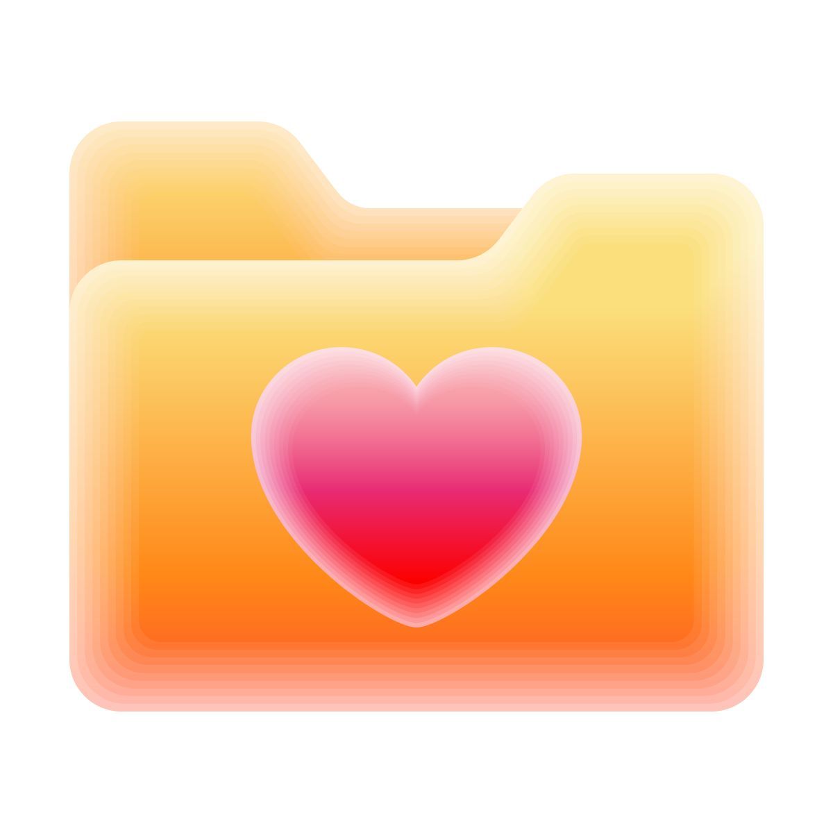 lollipop style 즐겨 찾기 폴더 icon