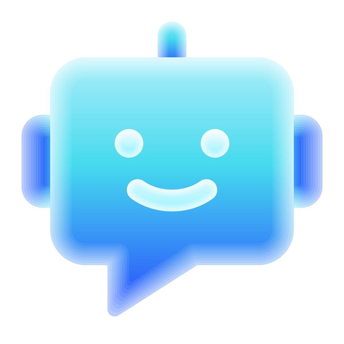 lollipop style 메시지봇 icon