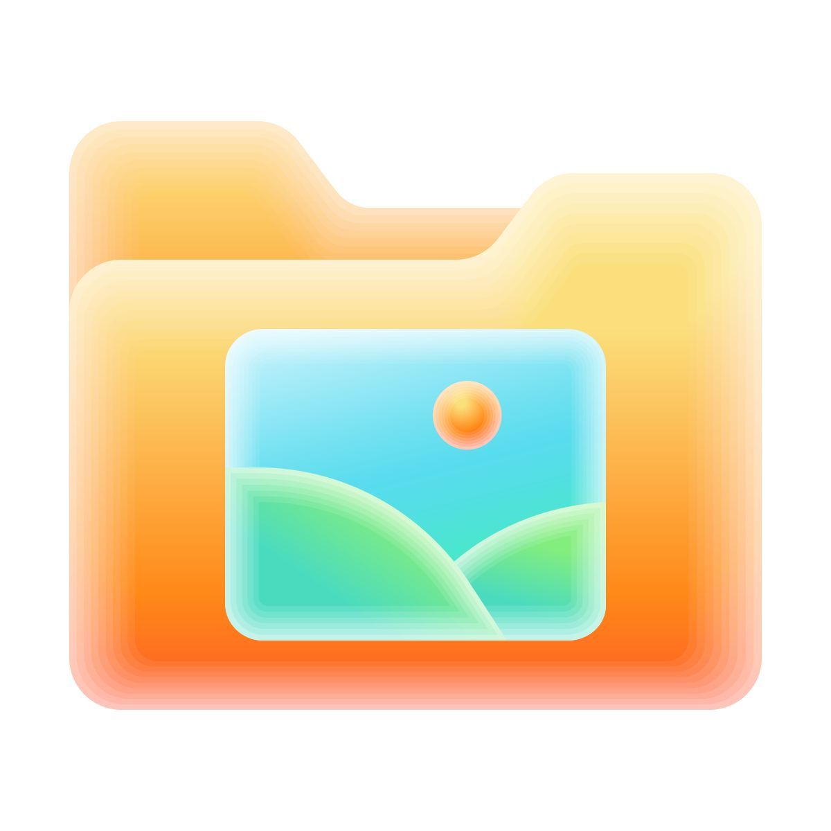 lollipop style cartella immagini icon