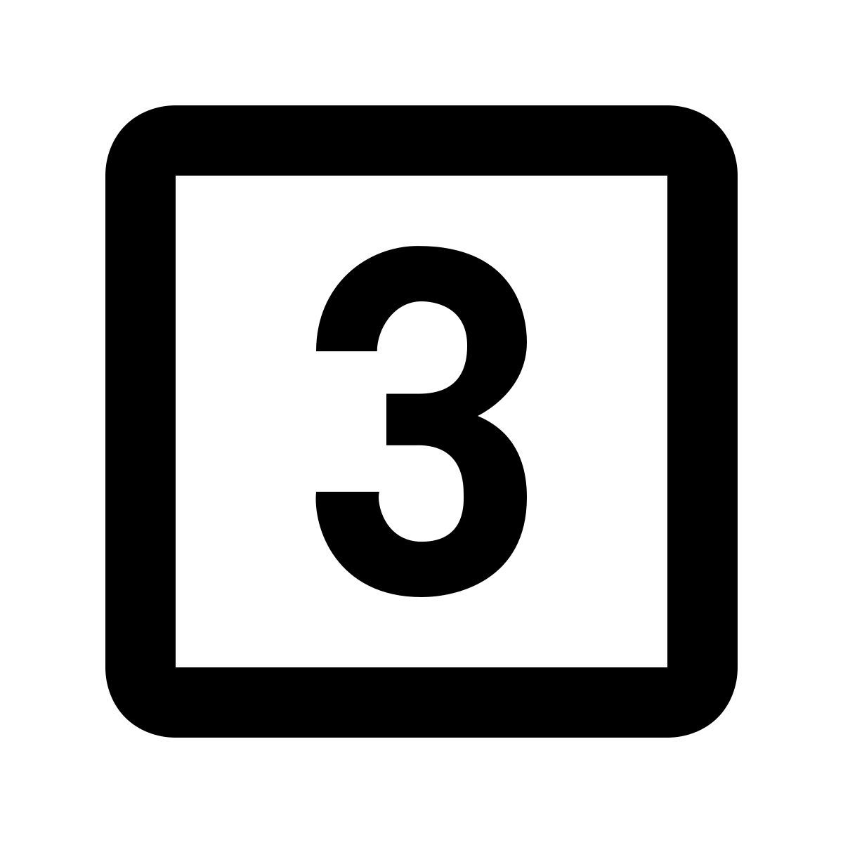 material outlined style 3 icon