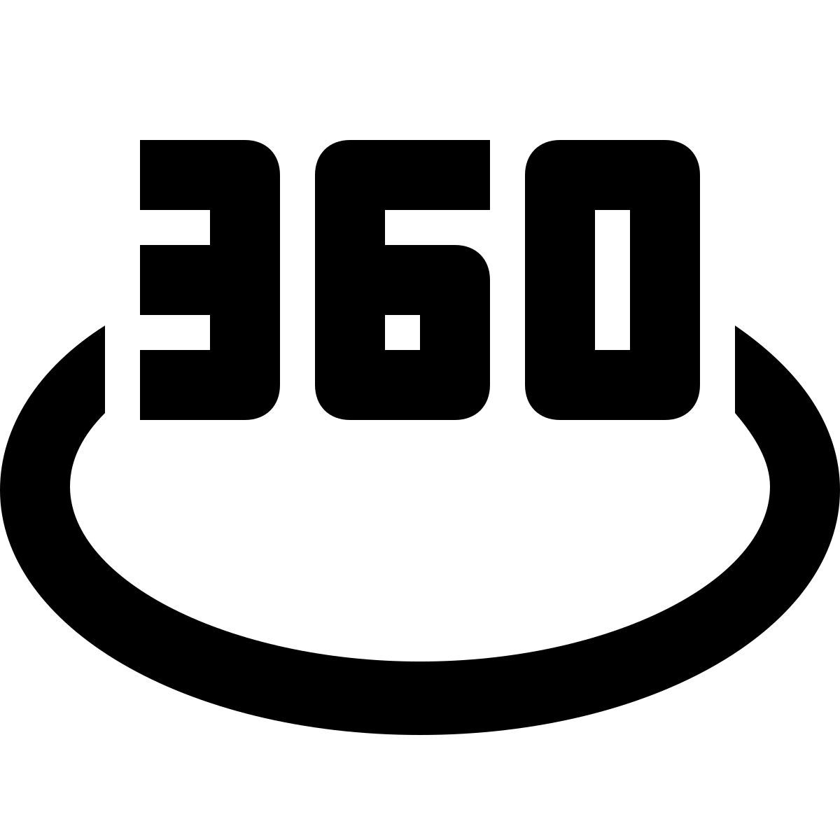 material outlined style 360 度视图 icon