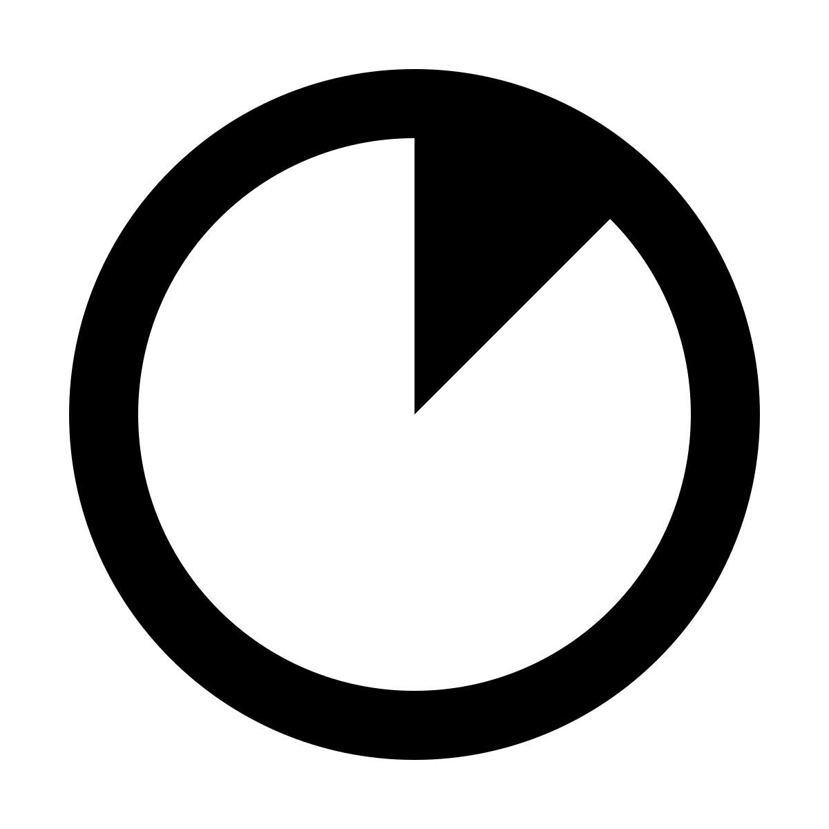 material outlined style 45 gradi icon