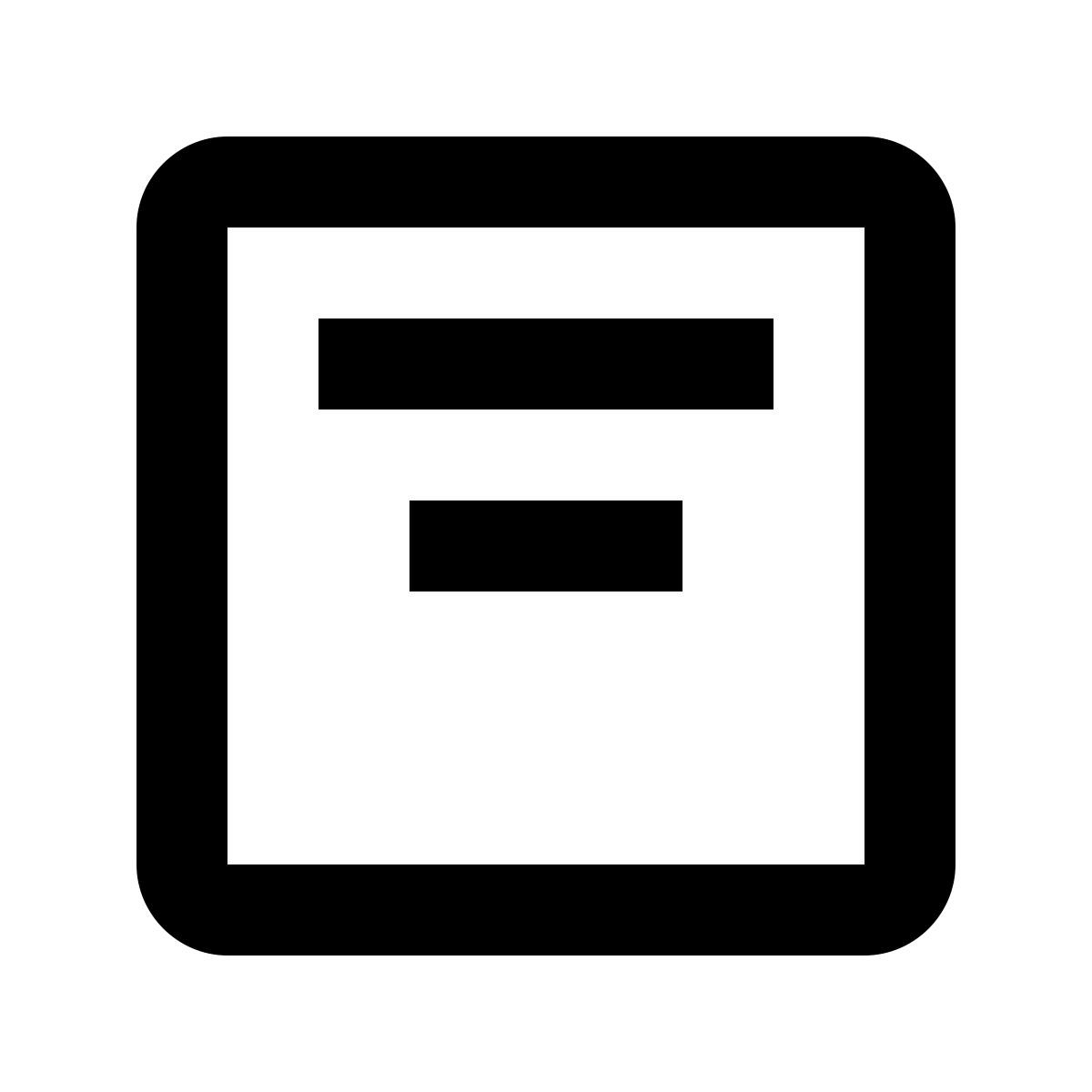 material outlined style aligner le contenu de la cellule vers le haut icon