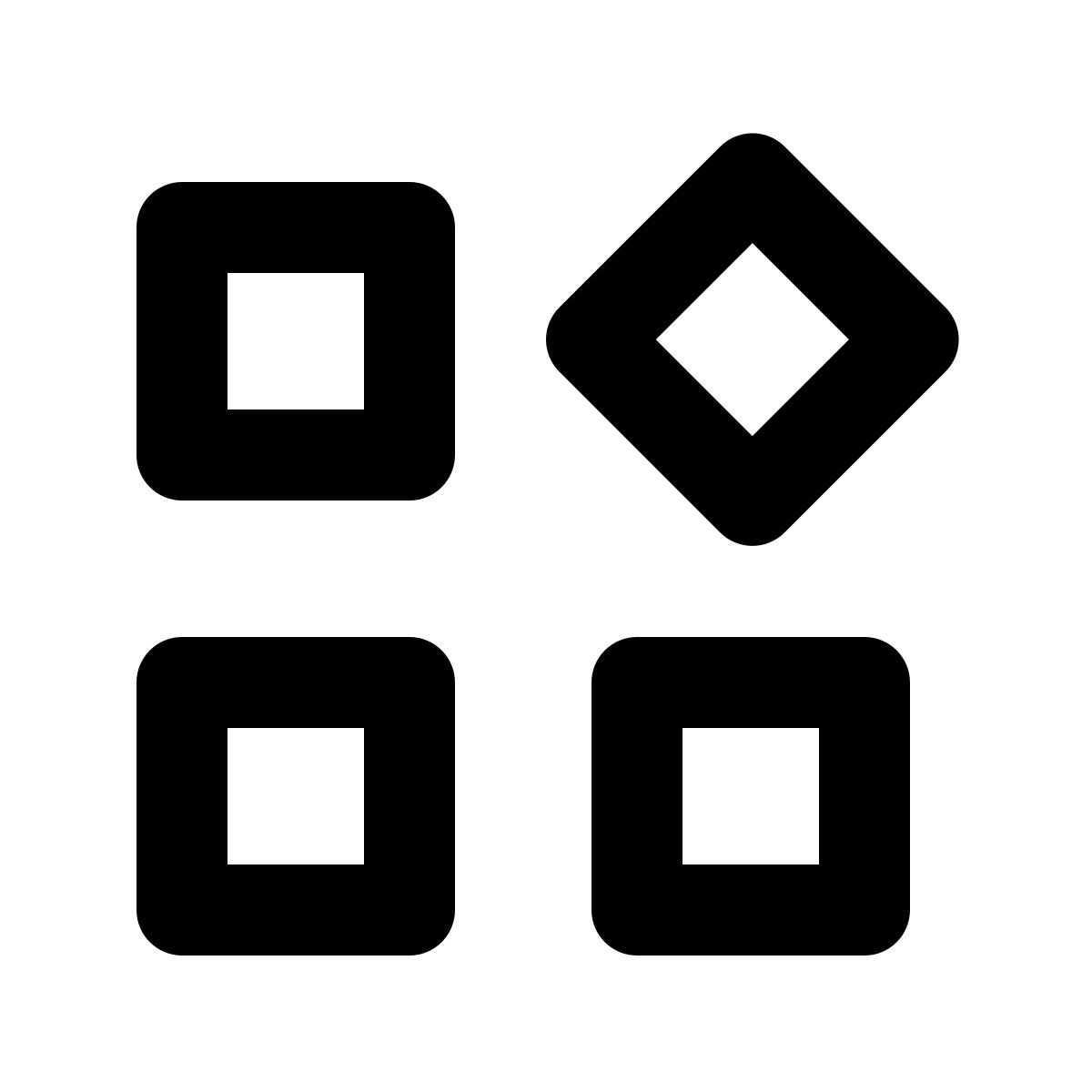 material outlined style 앱 icon