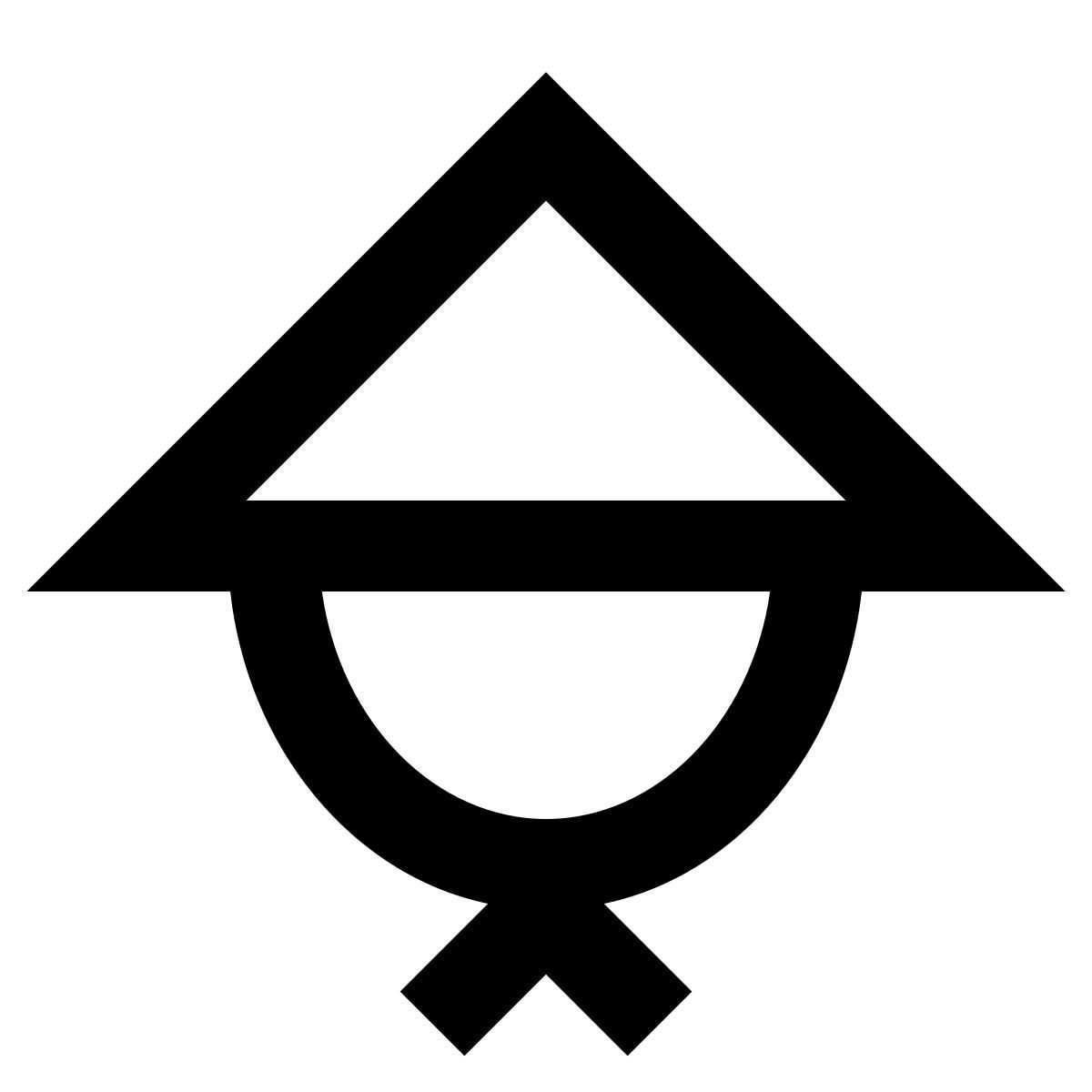 material outlined style 亚洲帽子 icon