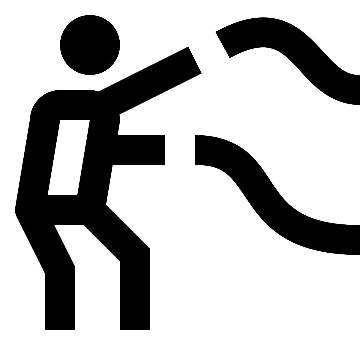 material outlined style 전투 밧줄 icon