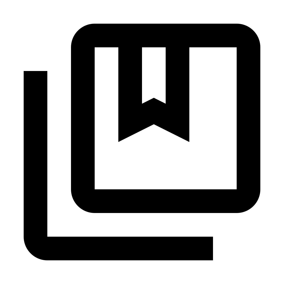 material outlined style books icon