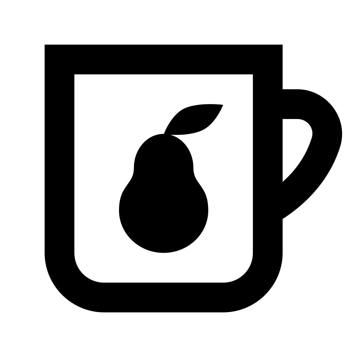 material outlined style branding icon