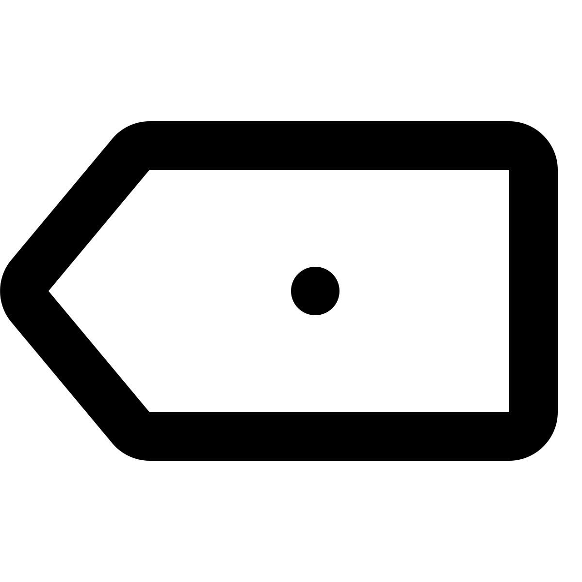 material outlined style cancelar último dígito icon