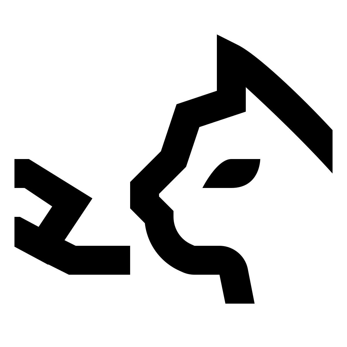 material outlined style cuidadores de gatos icon