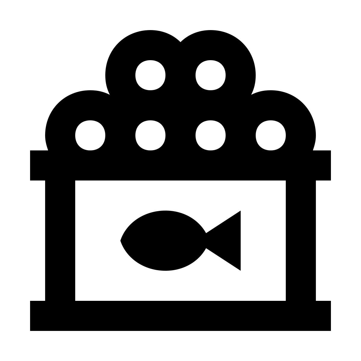 material outlined style caviar icon