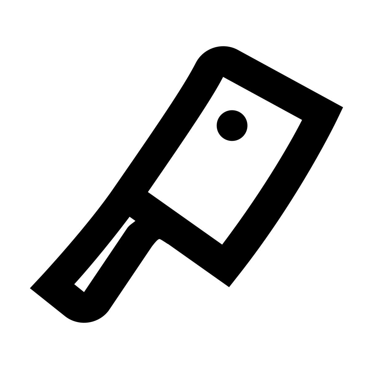 material outlined style agudo icon