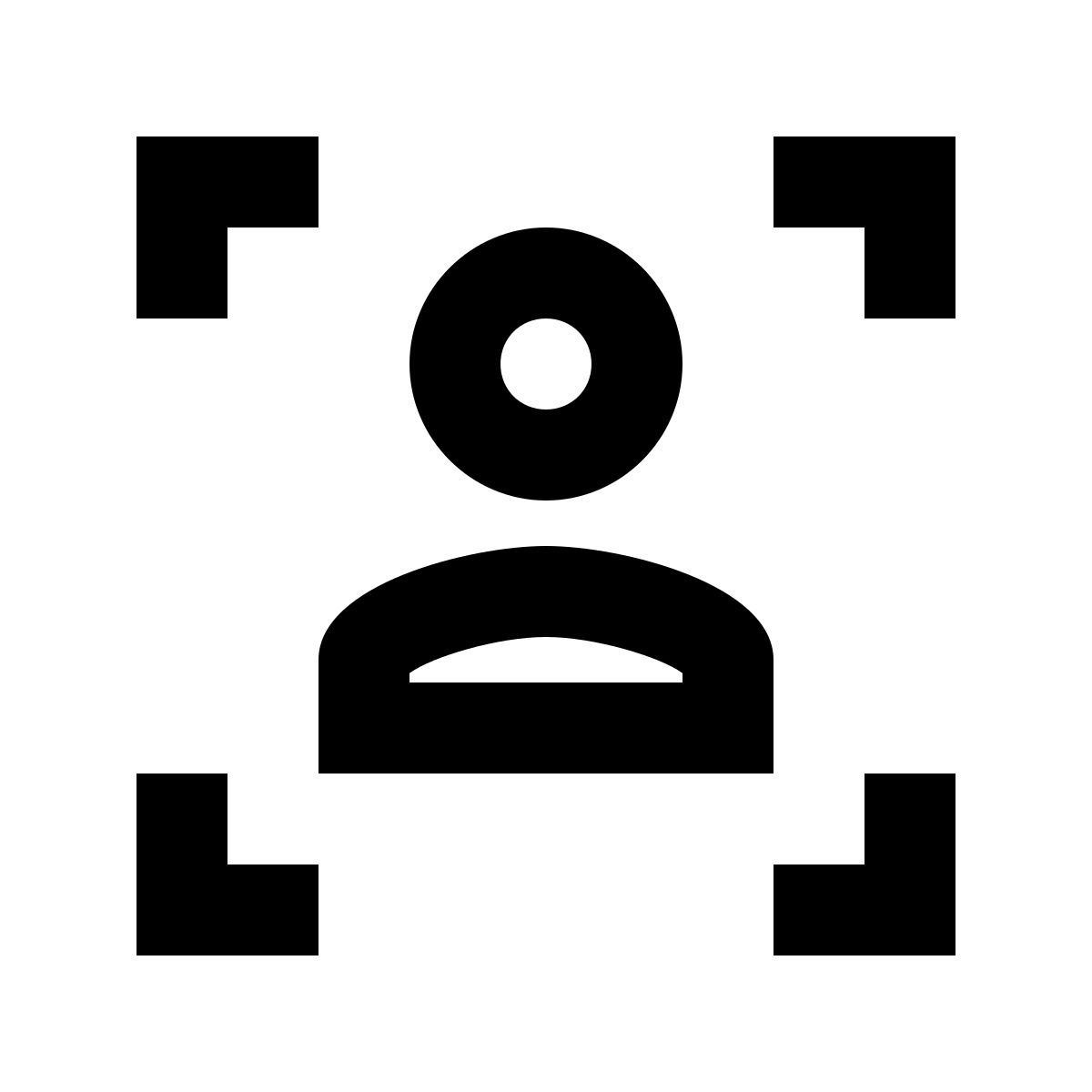 material outlined style client management icon