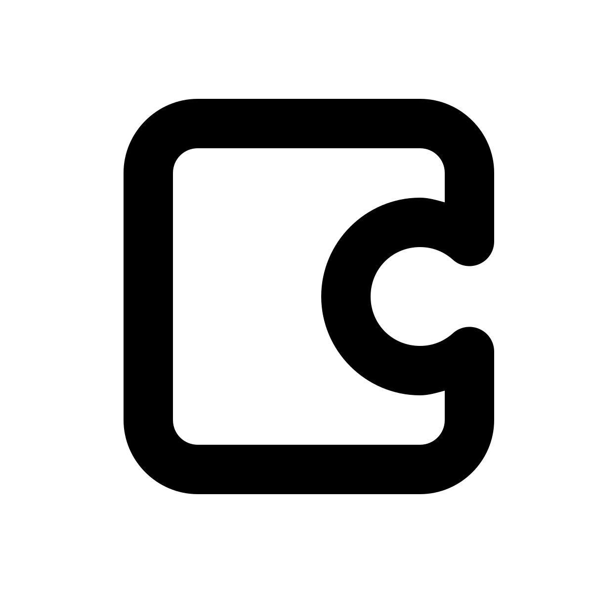 material outlined style coda icon