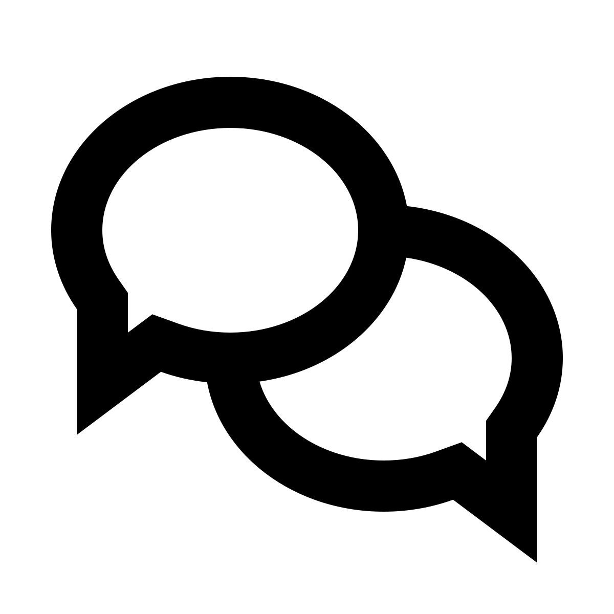 material outlined style comunicación icon