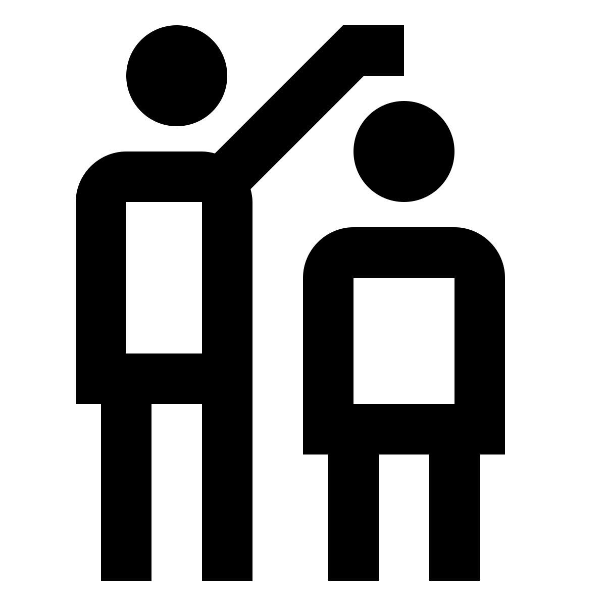 material outlined style höhen vergleichen icon