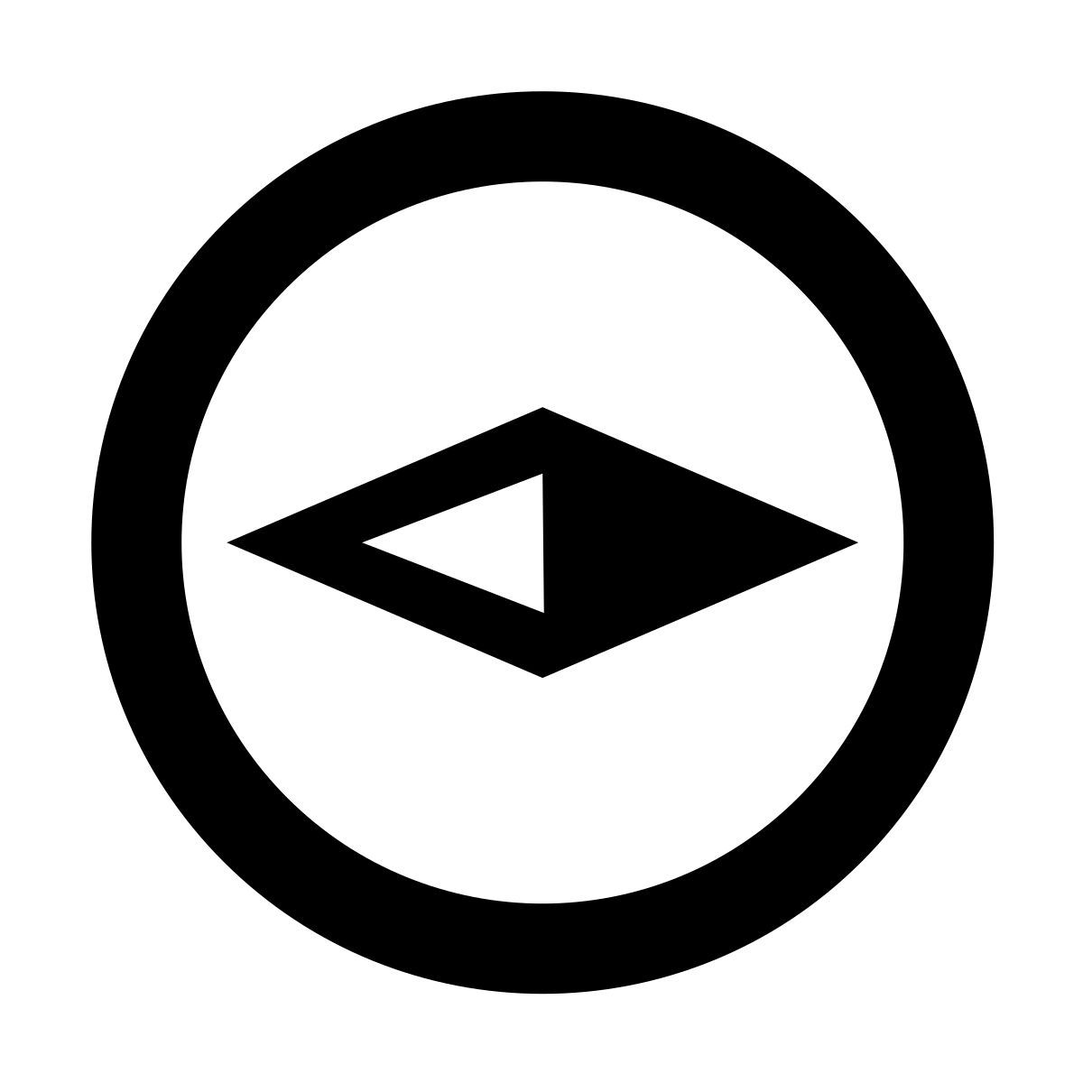 material outlined style 罗盘东 icon
