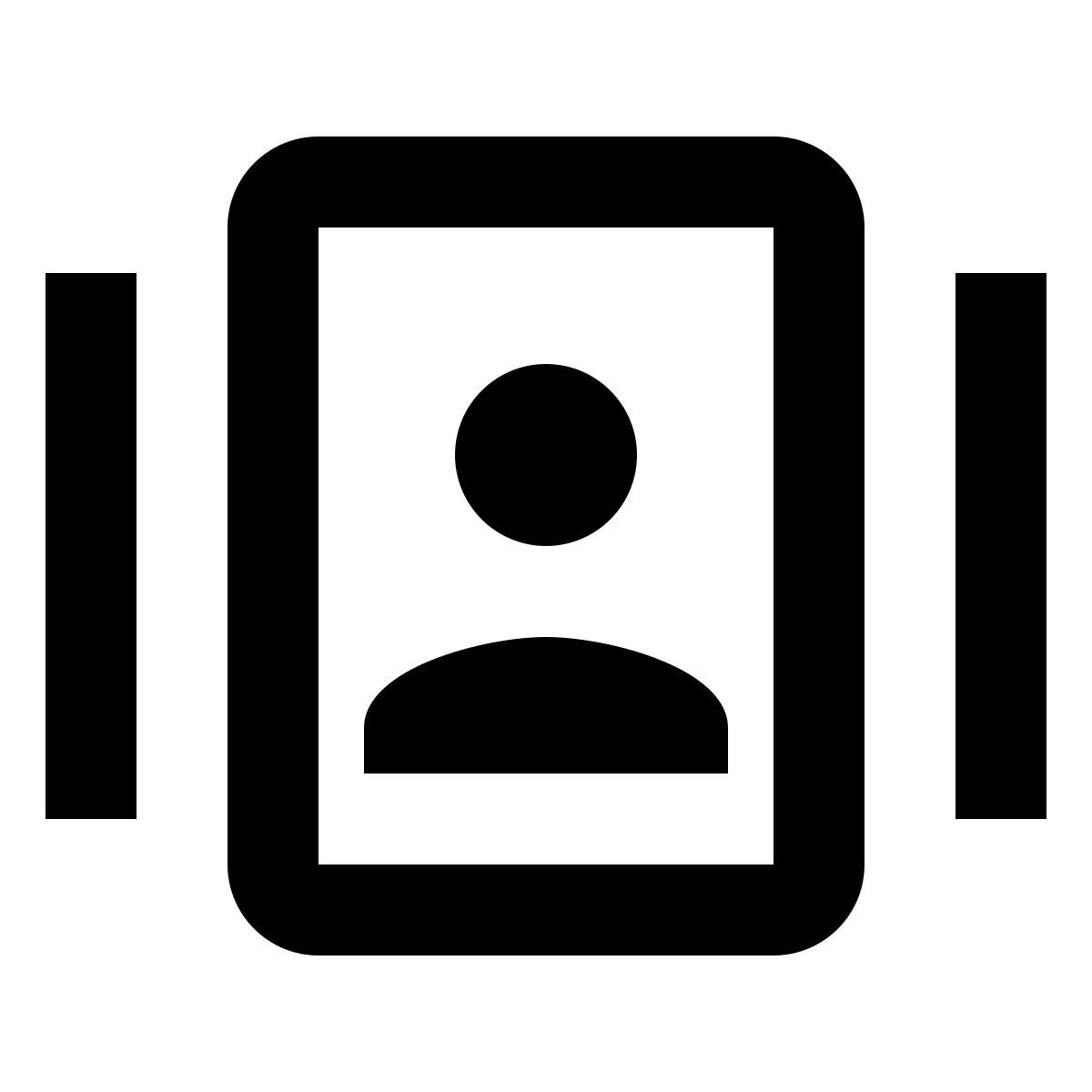 material outlined style conferencia icon