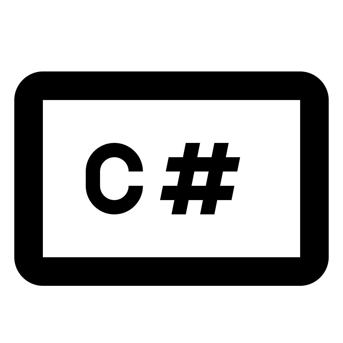 material outlined style cs icon