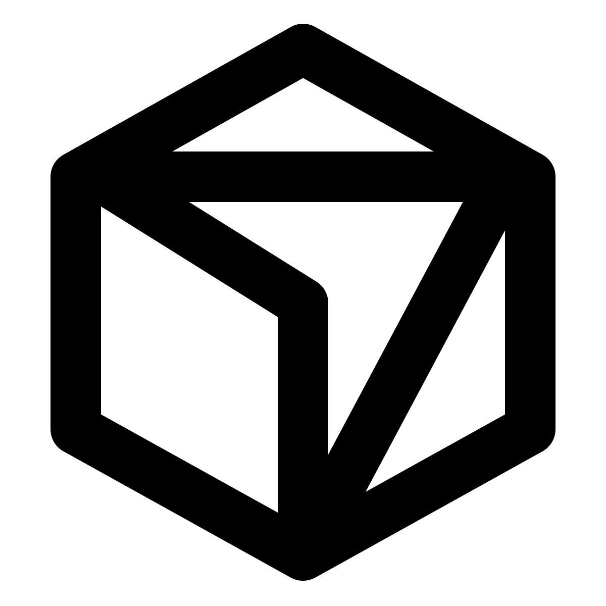 material outlined style cursor de ia icon