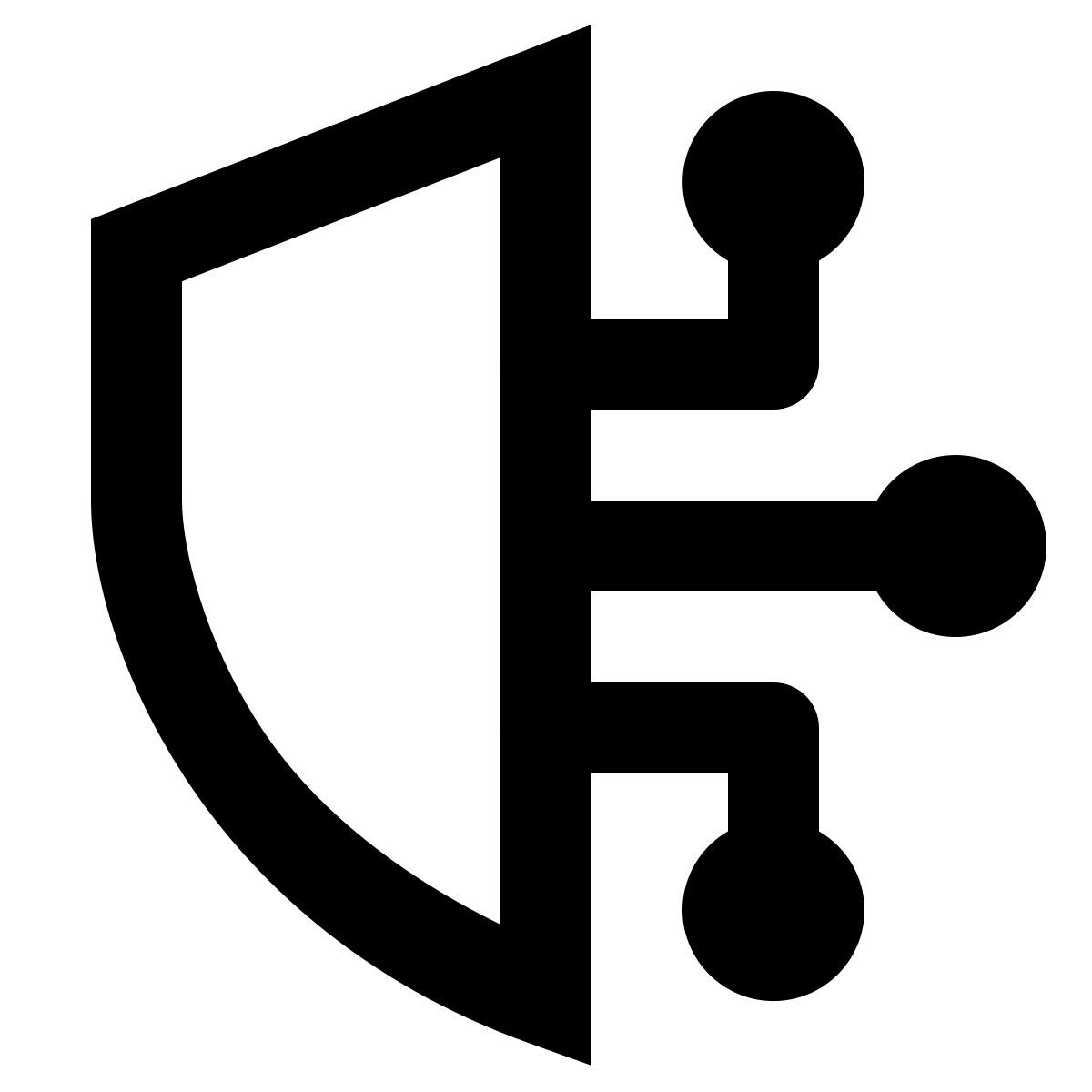 material outlined style 网络安全 icon