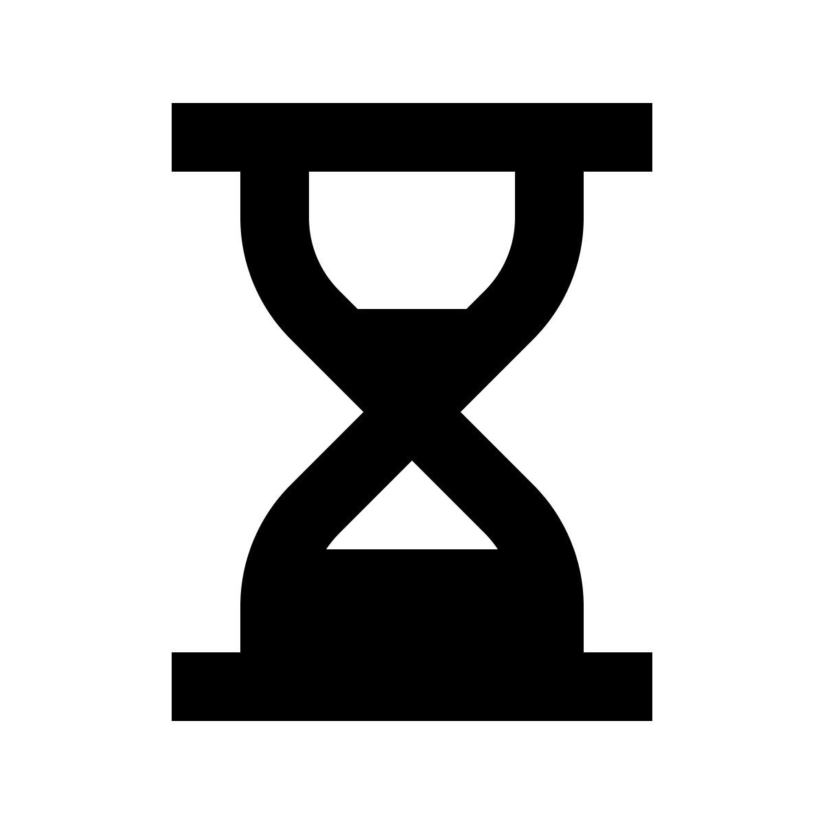 material outlined style fecha tope icon