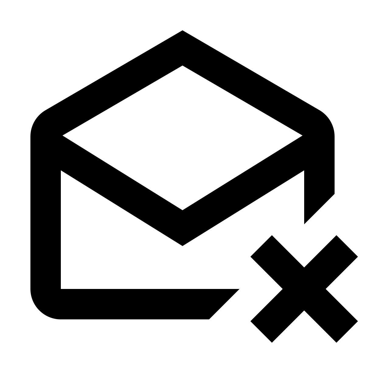 material outlined style eliminar sobre abierto icon