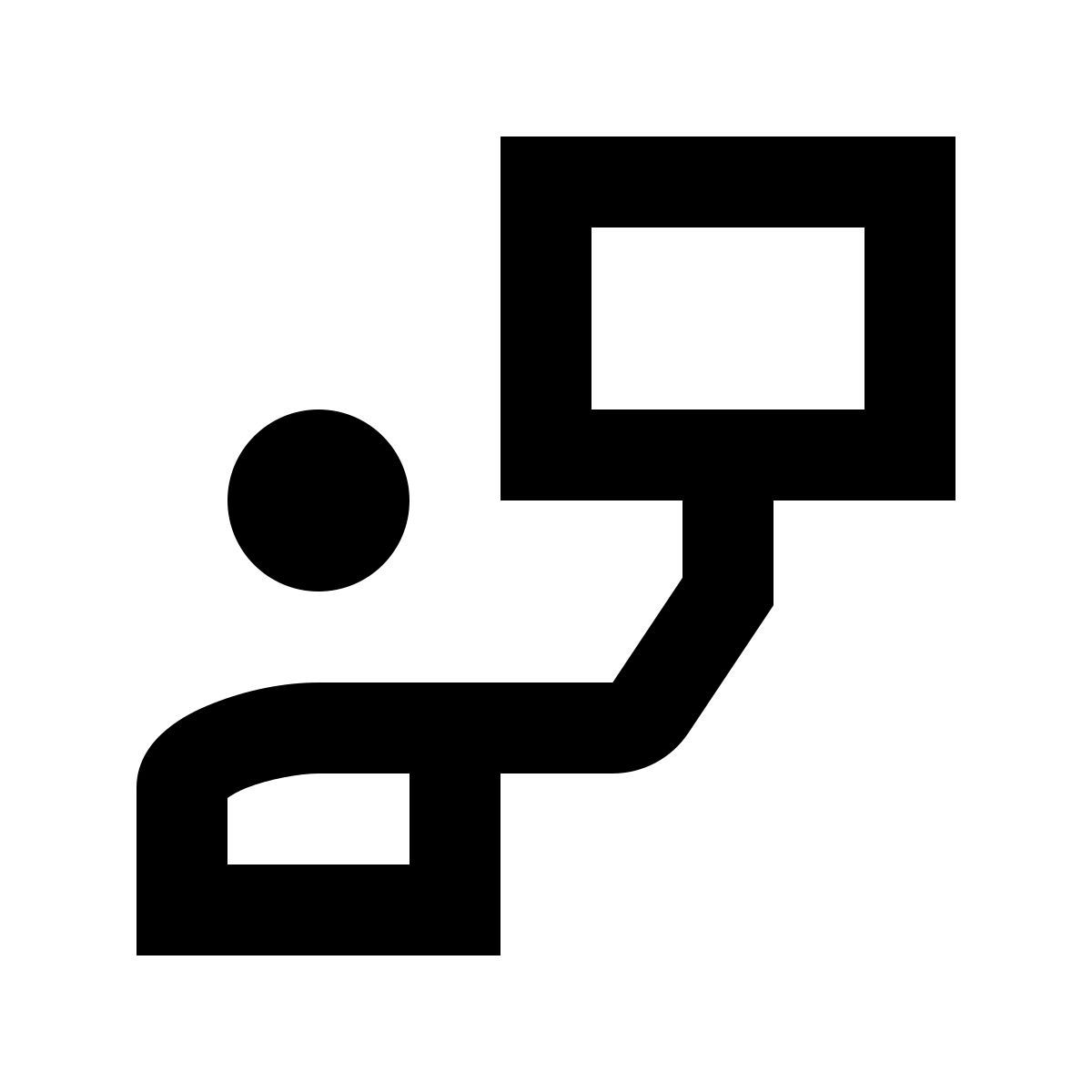 material outlined style protest icon