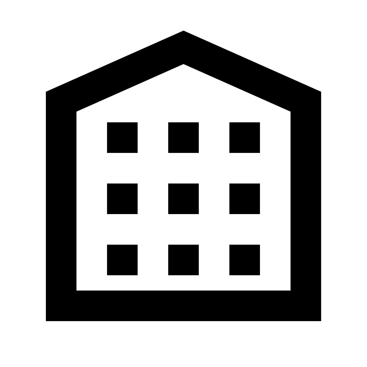 material outlined style 학과 icon