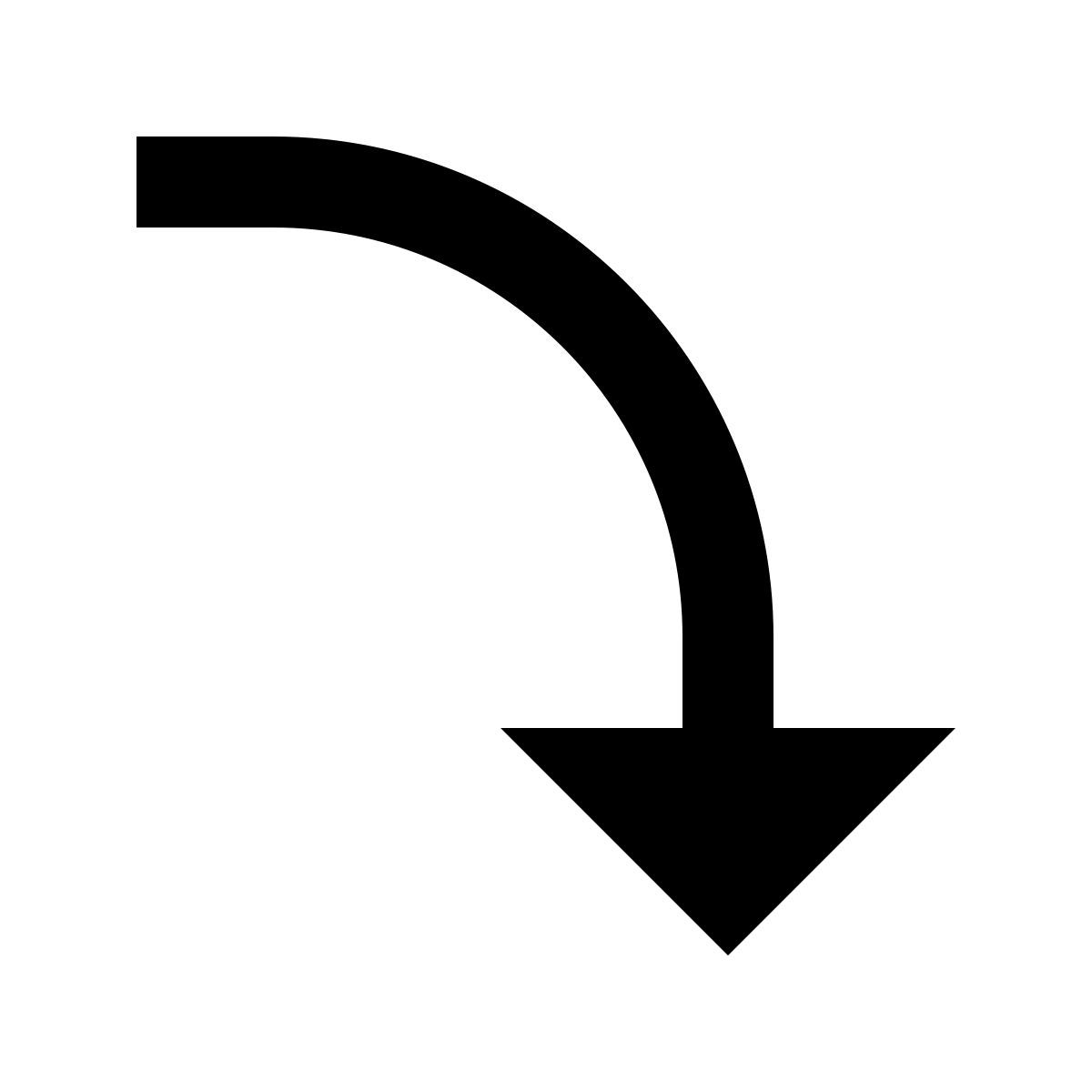 material outlined style 下降2 icon